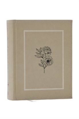 NKJV, Journal the Word Bible, Large Print: Reflect, Journal or Create Art Next to Your Favorite Verses (Stone Leathersoft over board, Red Letter)