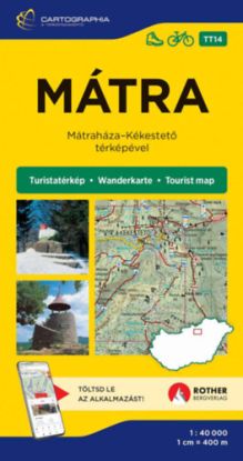 Mátra turistatérkép [TT14] - Mátraháza-Kékestető térképével