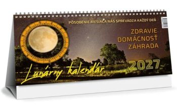 Lunárny kalendár 2027 stolový kalendár
