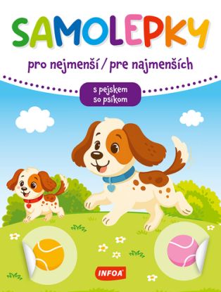 Samolepky pro nejmenší / Samolepky pre najmenších - s pejskem / so psíkom