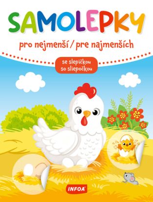 Samolepky pro nejmenší / Samolepky pre najmenších - se slepičkou / so sliepočkou