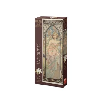 Puzzle panoramatické Alfons Mucha – Záře dne 75 Dino