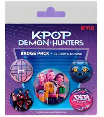 Set odznakov K-pop Demon Hunters
