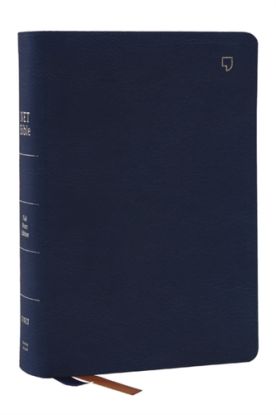 NET Bible, Full Notes Edition (NET, Blue Leathersoft, Comfort Print, Thumb Indexed)