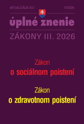 Aktualizácia III/2 2026 – Sociálne zabezpečenie