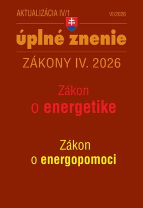 Aktualizácia IV/1 2026 – Stavebný zákon – územné plánovanie