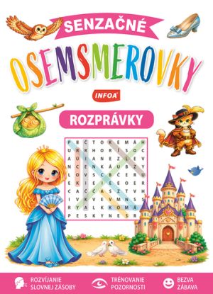 Senzačné osemsmerovky pre deti - Rozprávky (SK vydanie)