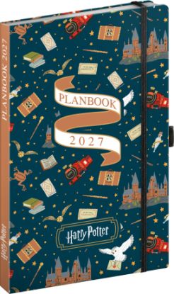 NOTIQUE Planbook diár/notes Harry Potter –  Bradavický expres 2027, 13 x 21 cm