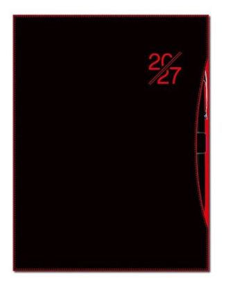 Diáre Týždenný diár A5 - SMART red 2027