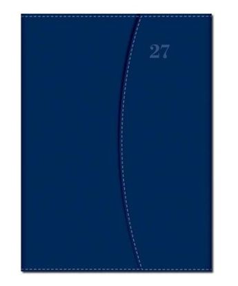 Diáre Týždenný diár A5 stĺpcový - MAGNETIC modrý 2027