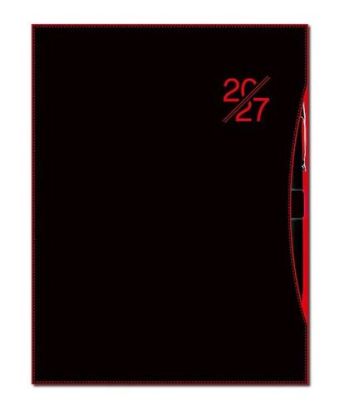 Diáre Denný diár A5 - SMART red 2027