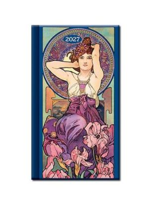 Diáre Mini diár A6 - ART MUCHA 2027