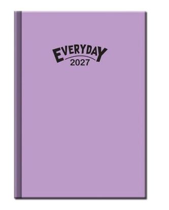 Diáre Denný diár A5 - Everyday COLORS fialový 2027