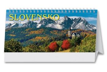 Stolové kalendáre Slovensko riadkové 2027