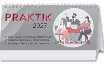 Stolové kalendáre Praktik stolový stĺpcový 2027