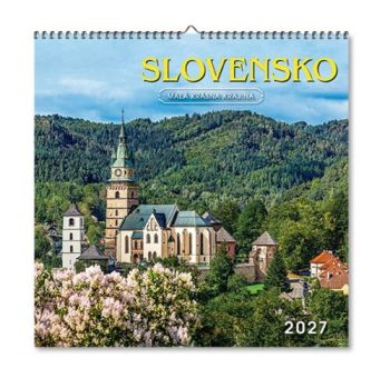 Nástenné kalendáre Slovensko štvorec 2027