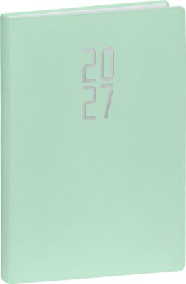 NOTIQUE Denný diár Ponza 2027, mentolový, 15 x 21 cm