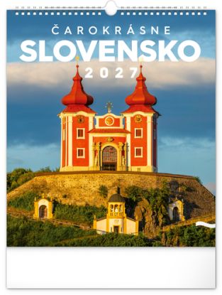 NOTIQUE Nástenný kalendár Čarokrásne Slovensko 2027, 30 x 34 cm