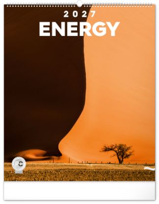NOTIQUE Nástenný kalendár Energie 2027, 48 x 56 cm