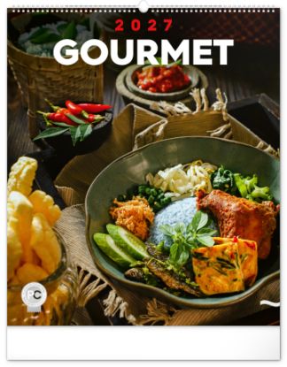 NOTIQUE Nástenný kalendár Gourmet 2027, 48 x 56 cm