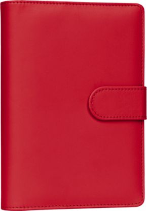 NOTIQUE Refill – Týždenný krúžkový diár s vymeniteľnými listami 2027, sýto červený, 12,5 x 19 cm