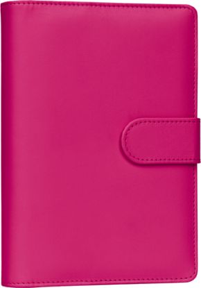 NOTIQUE Refill – Týždenný krúžkový diár s vymeniteľnými listami 2027, fuchsiový, 12,5 x 19 cm