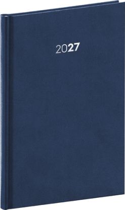 NOTIQUE Týždenný diár Balakon 2027, tmavo modrý, 15 x 21 cm