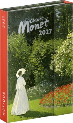 NOTIQUE Týždenný magnetický diár Claude Monet 2027, 11 x 16 cm