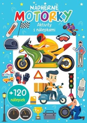 Nádherné motorky +120 nálepiek