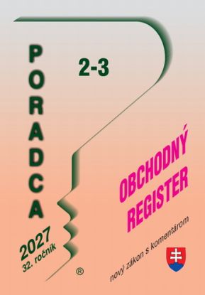 Poradca 2-3/2027 - Obchodný register – nový zákon s komentárom