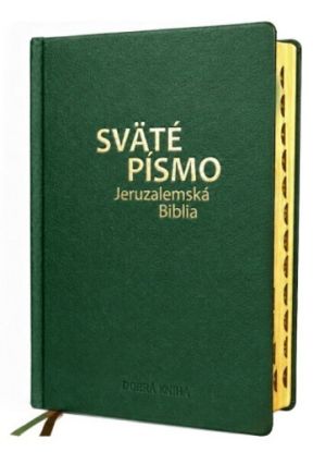Sväté písmo - Jeruzalemská Biblia (veľký formát) zelená obálka so zlatorezom