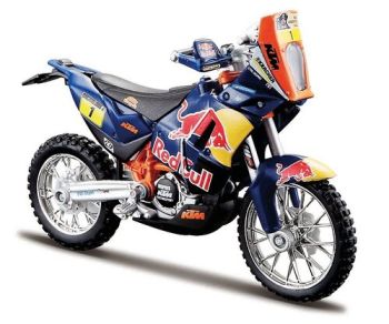 Bburago Red Bull KTM Factory Racing 450 Rally – mierka 1:18