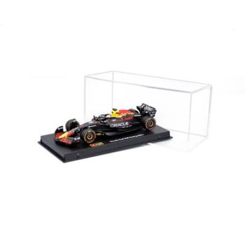 Bburago Formula 1 Red Bull RB21 č. 1 Max Verstappen v dekoratívnom boxe – mierka 1:43