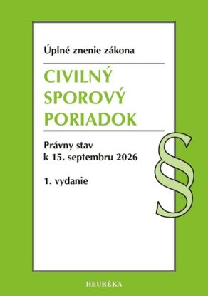 Civilný sporový poriadok.  1. vyd., 8/2026