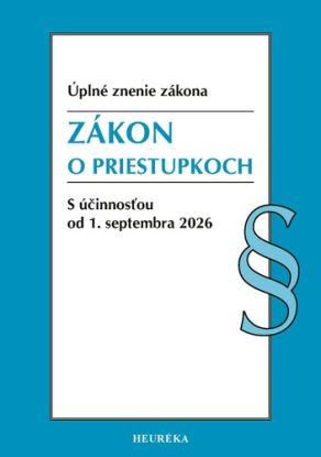 Zákon o priestupkoch. 1. vyd., 8/2026