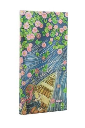 Diár Paperblanks 2027  Lotus River Slim HOR