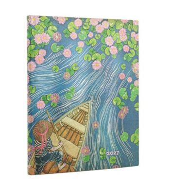 Diár Paperblanks 2027  Lotus River Ultra VER