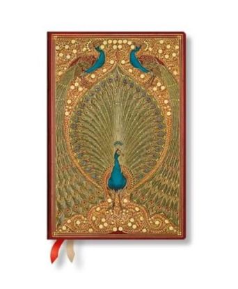 Diár Paperblanks 2027  Hafiz´s Peacocks Midi DAY