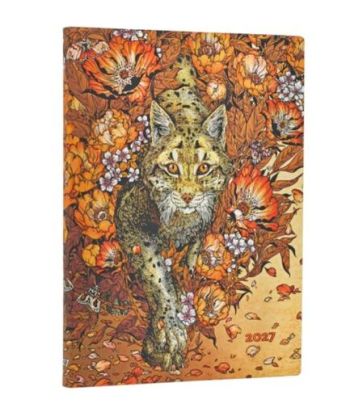 Diár Paperblanks 2027  Lynx Rising Midi VER