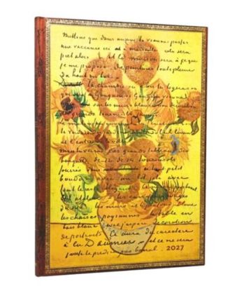Diár Paperblanks 2027  Van Gogh´s Sunflowers Grander VER