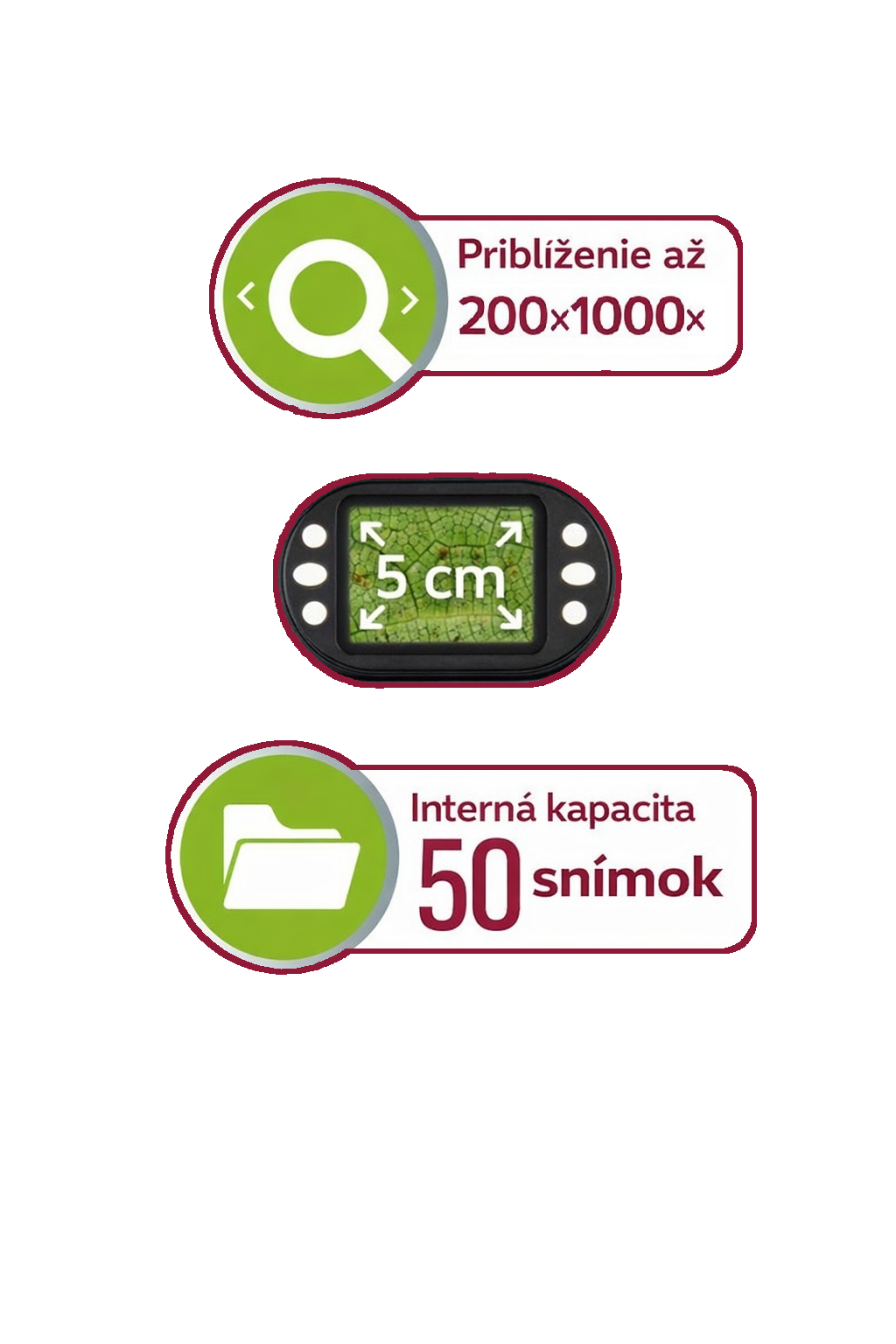 Detský prenosný digitálny mikroskop (7+)