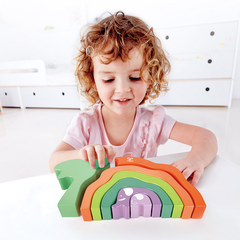Stohovacie kocky Safari HAPE