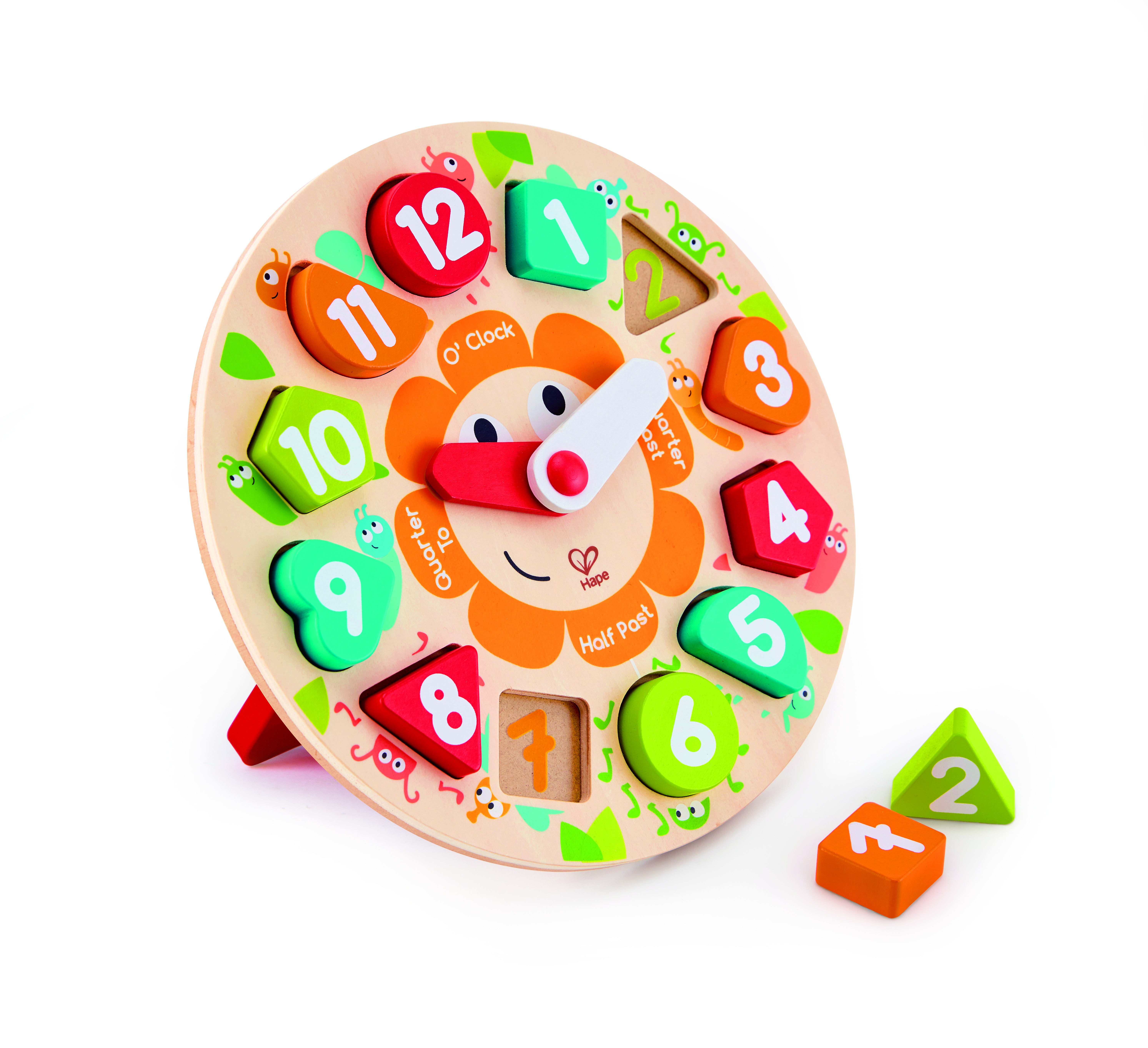 Vkladacie puzzle hodiny HAPE