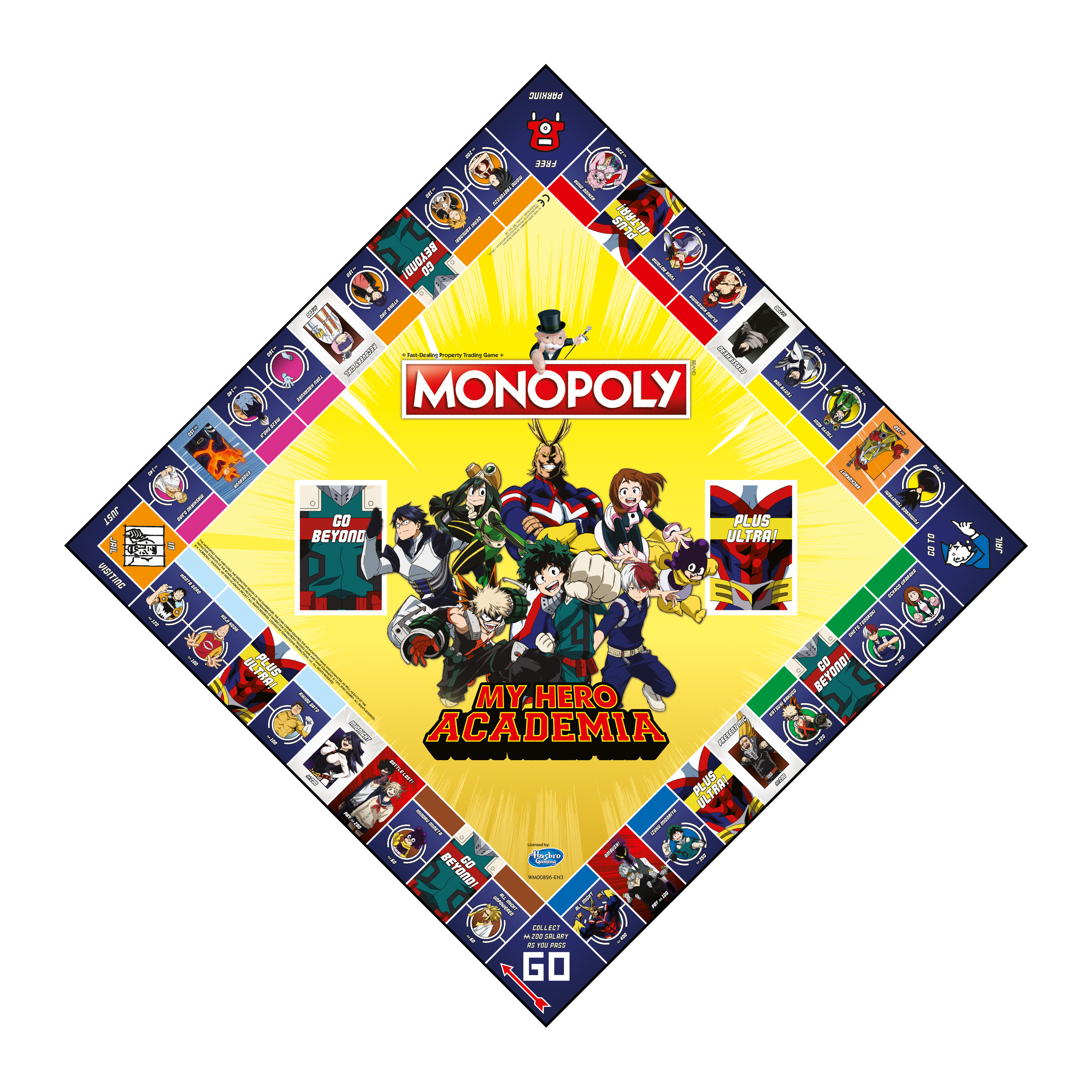 Hra Monopoly My Hero Academia (hra v angličtine)