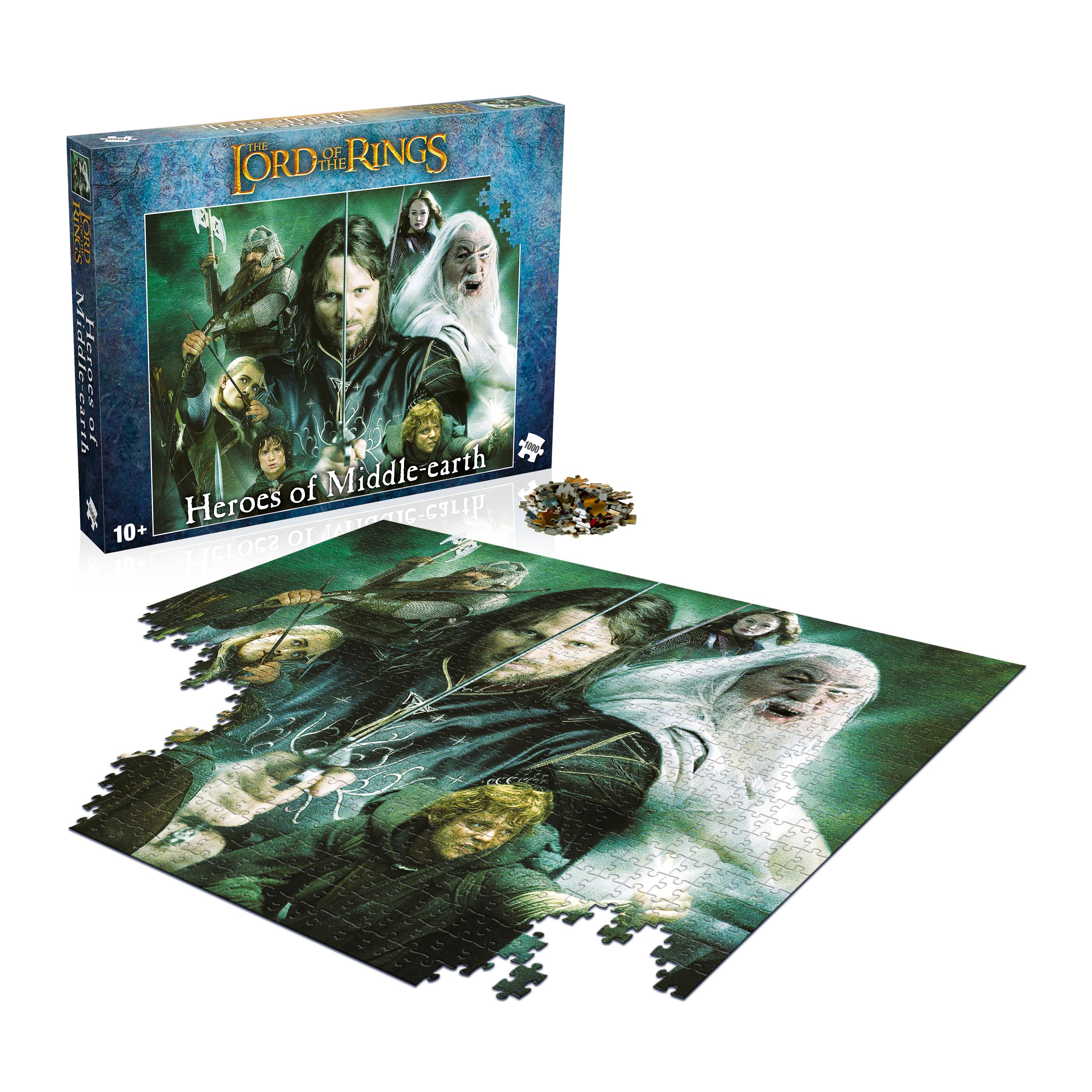 Puzzle Pán prsteňov: Heroes of Middlearth 1000 Winning Moves