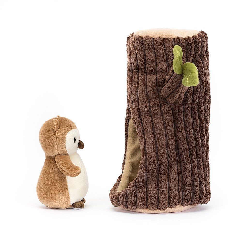 Lesná sova v kmeni plyšová hračka JELLYCAT