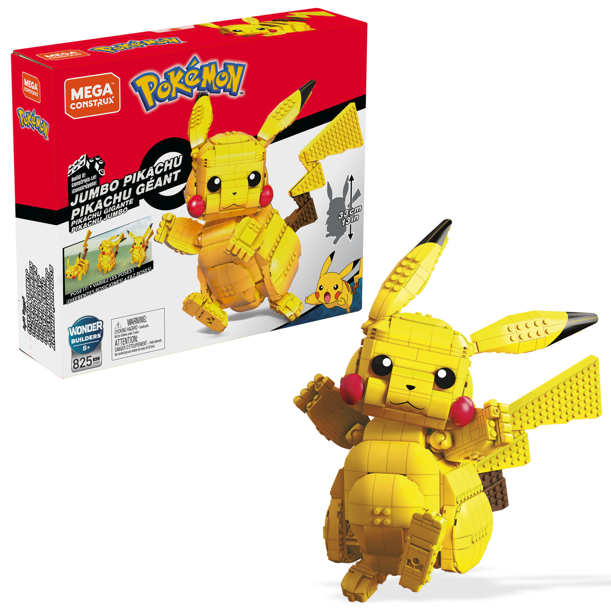 MEGA Pokémon - Jumbo Pikachu Mattel