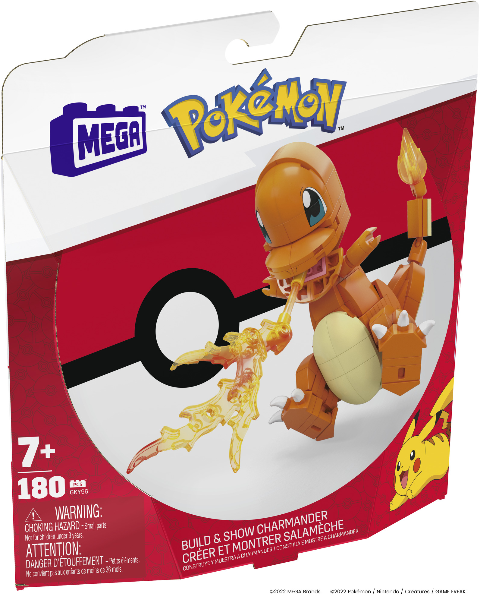 MEGA Pokémon postav a vystav si Pokémona - Charmander Mattel