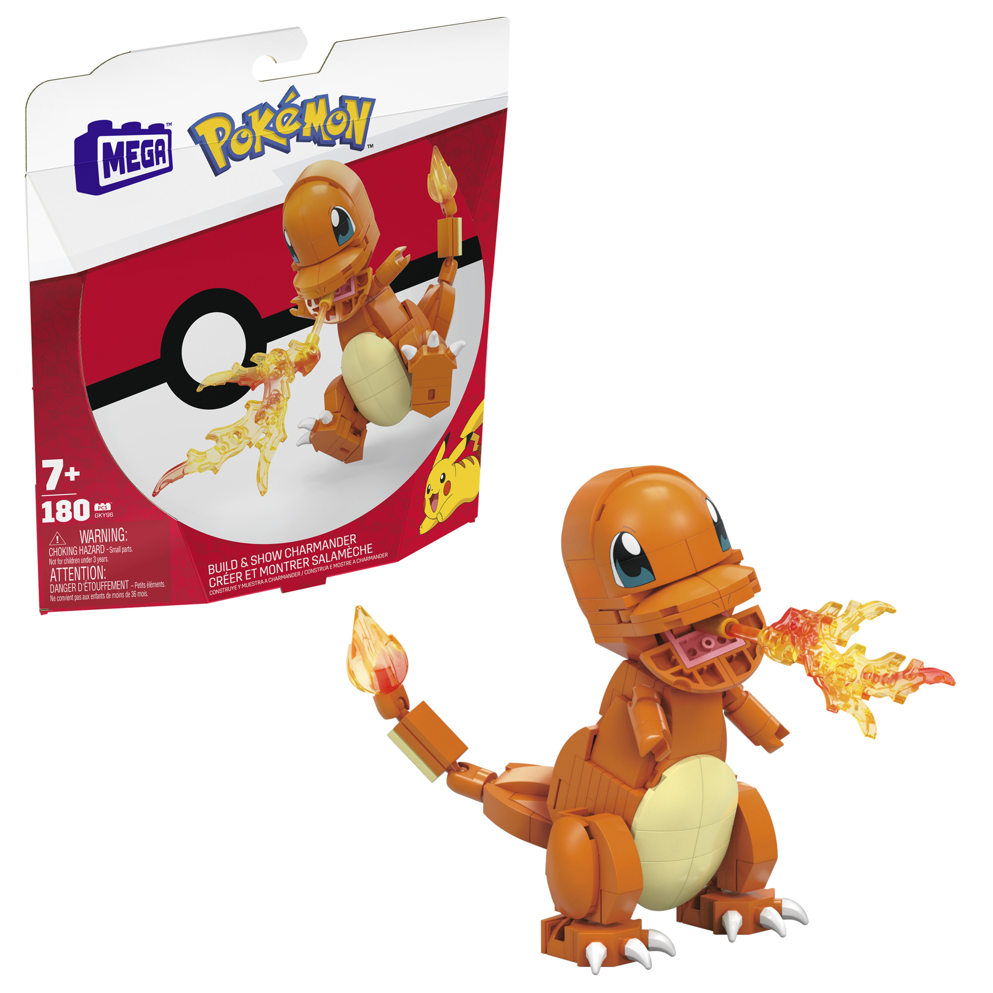 MEGA Pokémon postav a vystav si Pokémona - Charmander Mattel