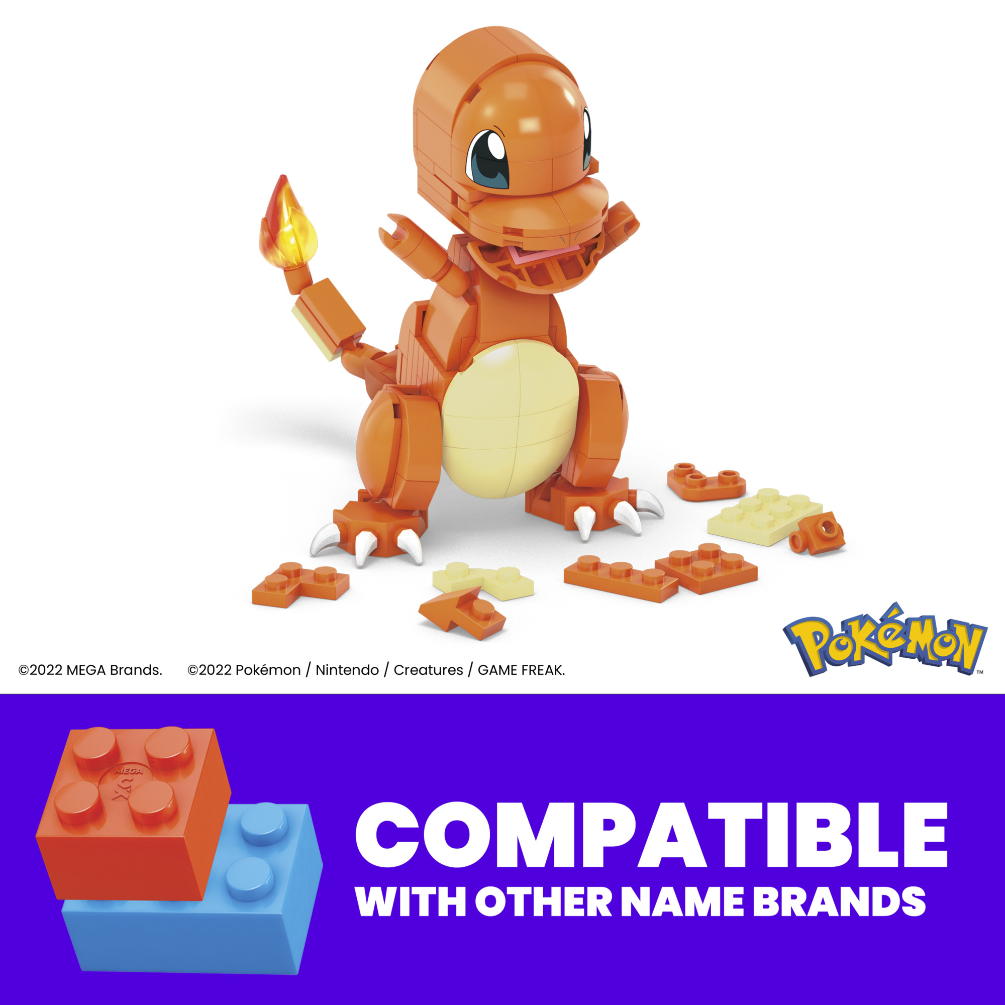 MEGA Pokémon postav a vystav si Pokémona - Charmander Mattel